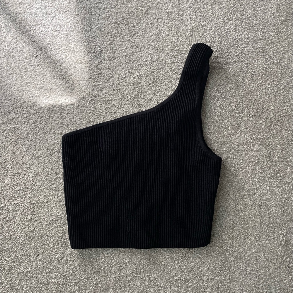 Aritzia One Shoulder Sculpt Knit Tank